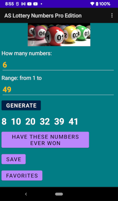 Lucky Lottery Numbers